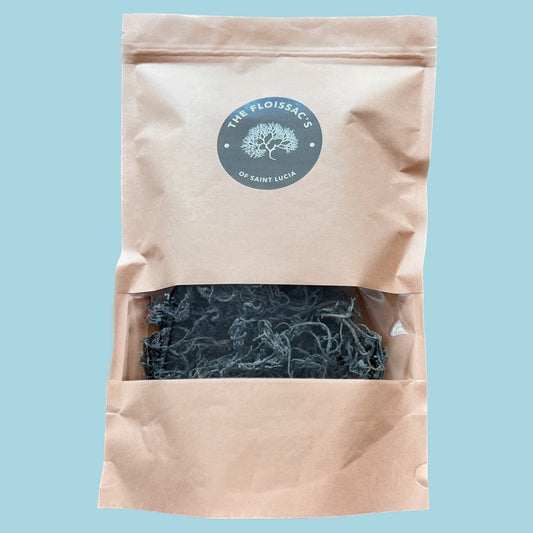 Nutrient dense dried green sea moss, supporting immune health and digestion