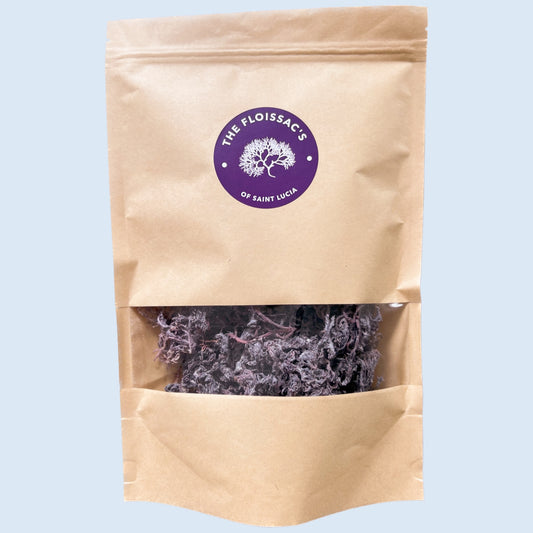 Fresh purple sea moss, harvested from pristine waters for superior quality.